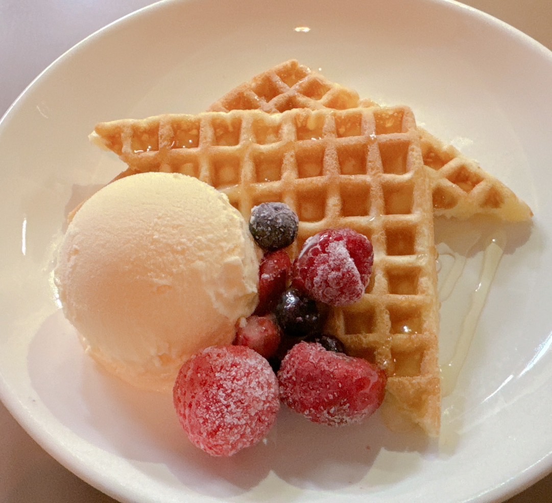ワッフルアイス